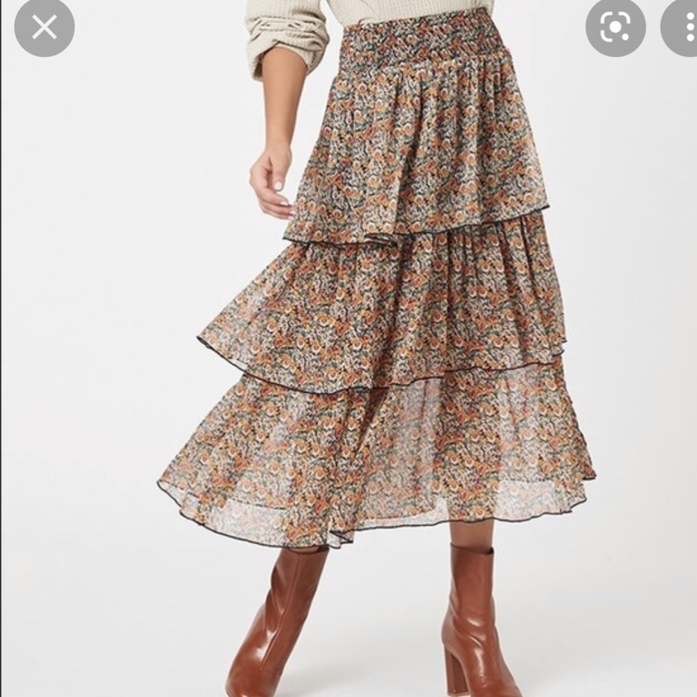 Medium MinkPink Fleetwood Maxi Skirt